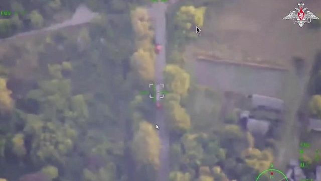 Опубликовано видео удара «Искандером» по 20 фурам с беспилотниками ВСУ 