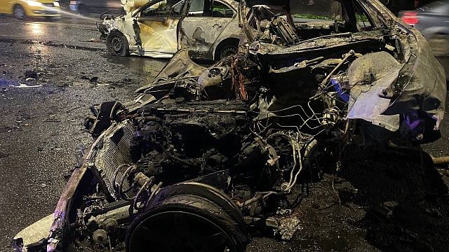 Очевидцы рассказали о попытках спасти пострадавших в «огненном» ДТП в Краснодаре