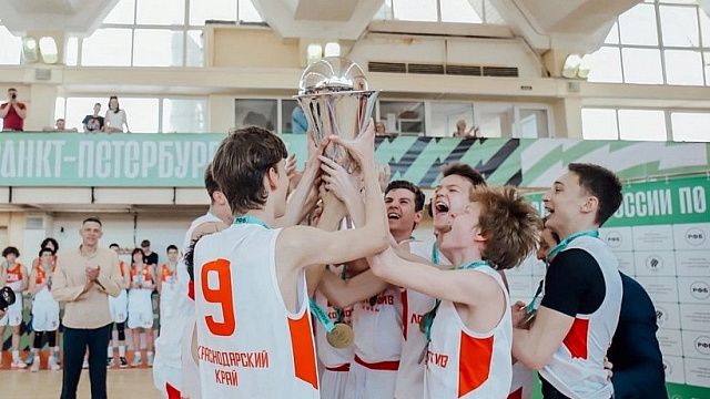 Молодые баскетболисты Кубани стали лучшими в России. Фото: пресс-служба администрации Краснодарского края