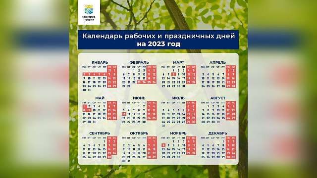Новогодние каникулы в России в 2023 году продлятся 9 дней