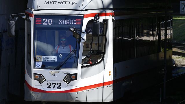 На ул. Московской будут действовать дополнительные изменения в движении трамваев. Фото: Геннадий Аносов