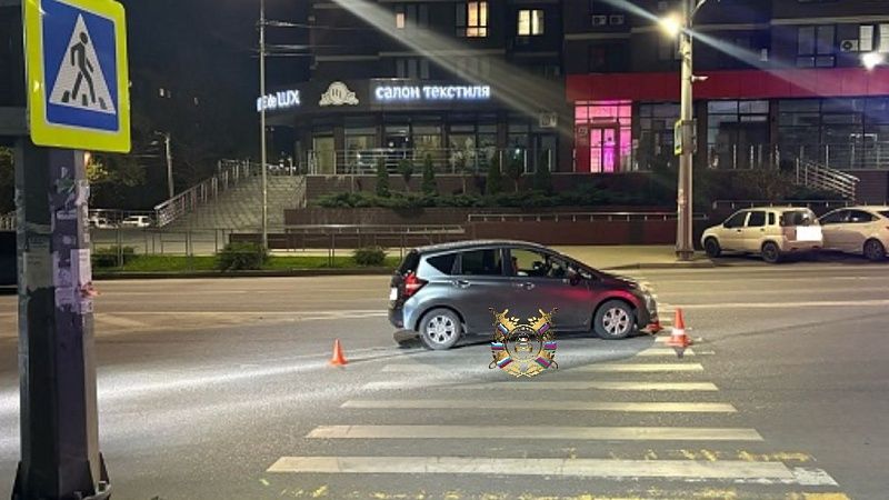 Автоледи сбила человека на пешеходном переходе в Анапе