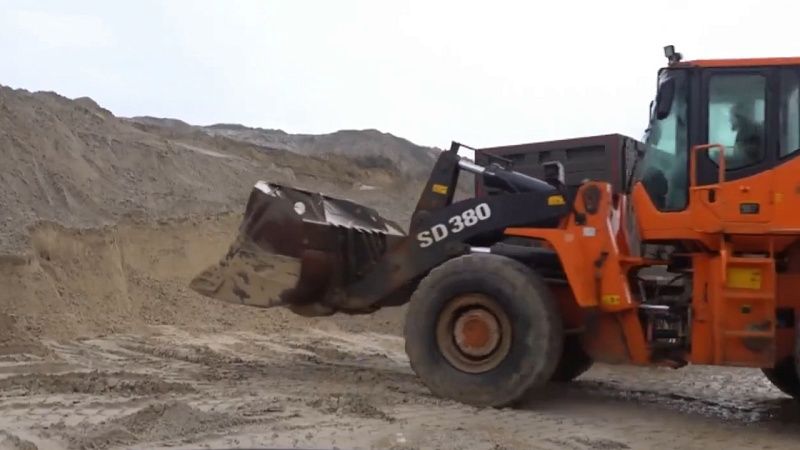 Появилось видео с работами по восстановлению пляжа Витязево в Анапе