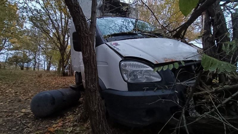 Угонщик похитил грузовик у соседа и врезался в дерево на Кубани