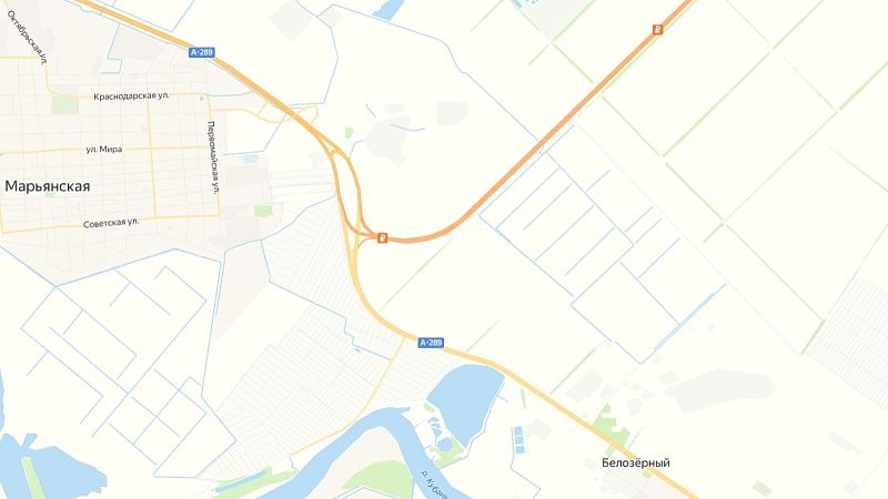 Участок трассы А-289 перекроют 26 апреля под Краснодаром