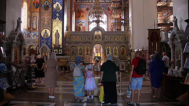 В Краснодаре прошла литургия по погибшим детям Донбасса
