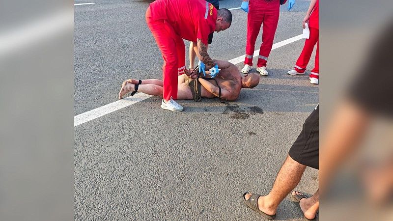 Полуголый водитель устроил серию ДТП на въезде в Краснодар