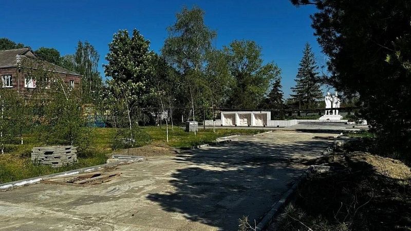 Общественную территорию благоустроят в Славянском районе 