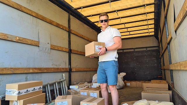 Краснодарский край направляет гуманитарную помощь в город Рубежное в ЛНР