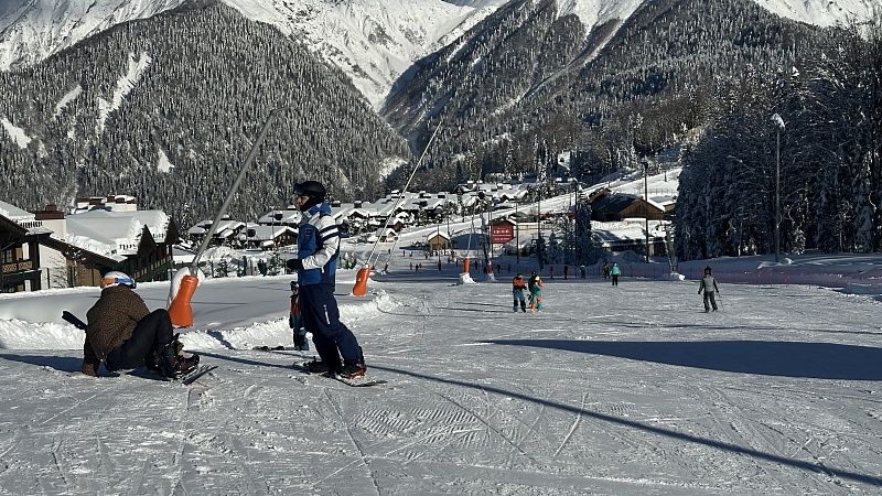 Вечерние катания откроют в горах Сочи