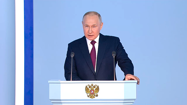 28 февраля Путин выступит с посланием Федеральному Собранию. Фото: kremlin.ru