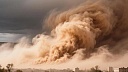 Telegram-канал показал видео песчаной бури, надвигающейся на Саратов