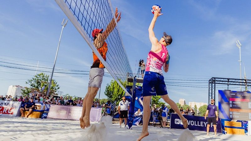 Победителей российского первенства по пляжному волейболу наградили в Краснодаре 