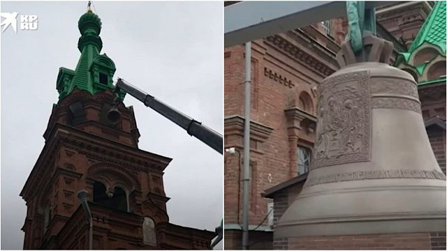 В Свято-Троицкий собор Краснодара привезли новые колокола из Каменск-Уральска