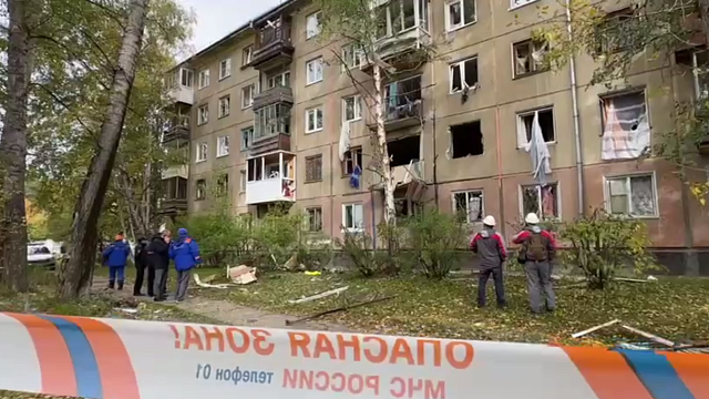 Появились видео с места взрыва газа в пятиэтажном доме в Ангарске 