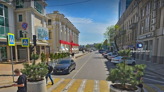Улицу Гоголя в Краснодаре частично перекроют 8 июня Фото: yandex.ru/maps