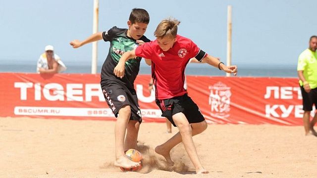 Краснодарцы вошли в число победителей краевого детского турнира «Летний кубок 2023» по пляжному футболу 