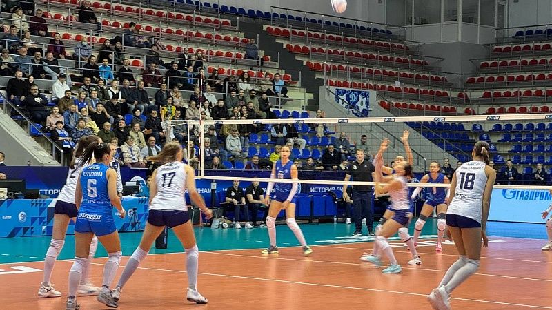 Краснодарское «Динамо» сыграет против аутсайдера волейбольной Суперлиги