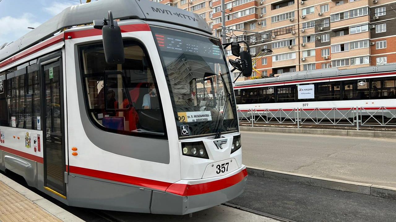 Новая трамвайная ветка существенно улучшила транспортную доступность Музыкального микрорайона. Фото: Телеканал «Краснодар»