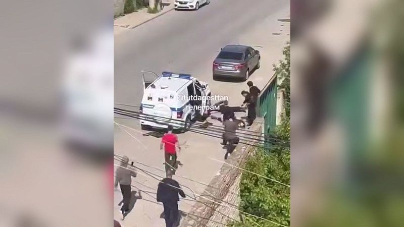 Перестрелка с сотрудниками ДПС произошла в центре Махачкалы