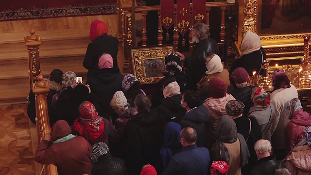 В Свято-Екатерининском соборе Краснодара прошло большое богослужение в честь Дня святой Екатерины