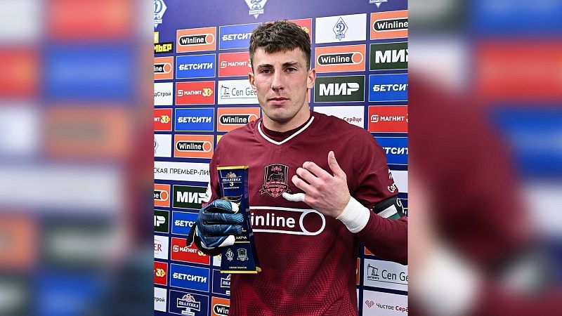 Станислав Агкацев эмоционально отреагировал на травму после отраженного пенальти