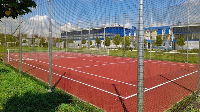 Для юных спортсменов Краснодара открыли новый теннисный корт и площадку для мини-футбола