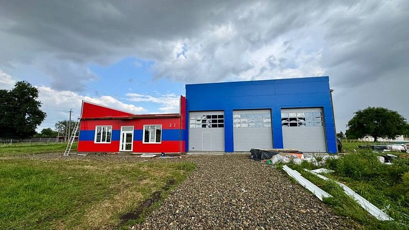 Модульное пожарное депо построят в Кореновском районе 