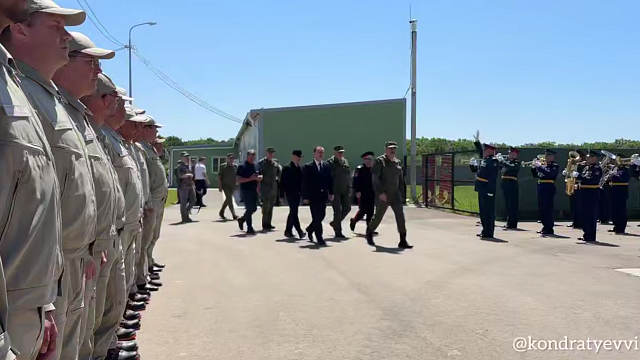 Вениамин Кондратьев и Юнус-Бек Евкуров открыли учебный центр ЮВО на Кубани