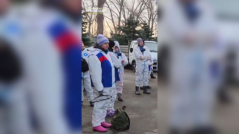 Полсотни волонтёров из Краснодара прибыли в Анапу 5 января