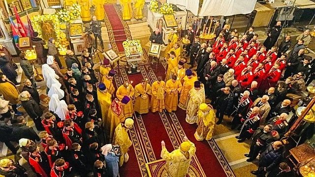 В Войсковом соборе Краснодара почтили память святого князя Александра Невского 