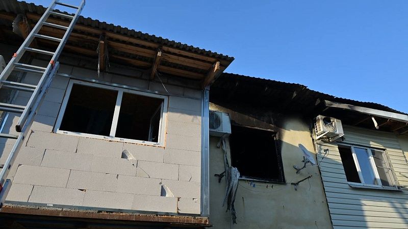 Последствия падения дрона ВСУ устранили в пострадавшем гаражном кооперативе Сочи 