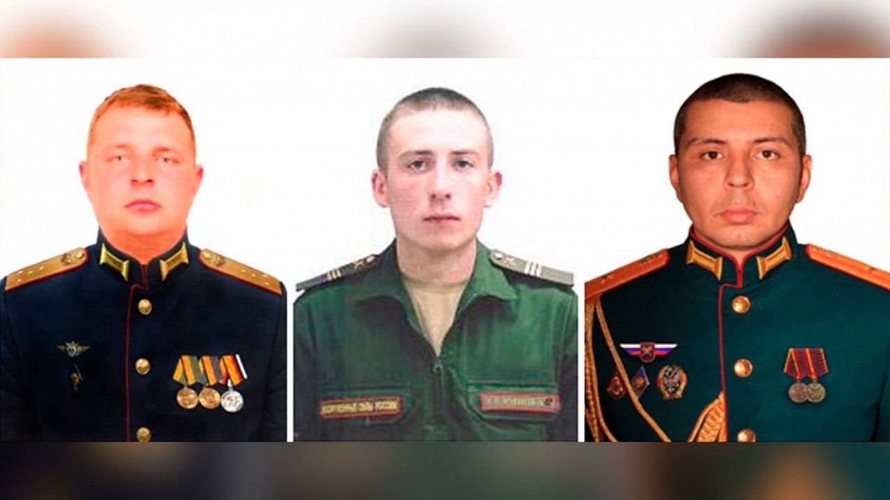 На фото (слева направо): Артем Белоусов, Алексей Сулоянов, Артем Сабитов / mil.ru