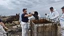 Для устранения последствий разлива нефти спасатели Краснодара выехали в Туапсе