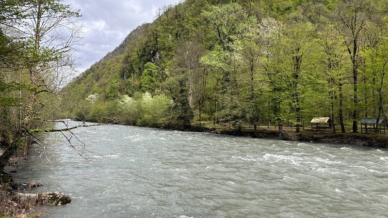 Обильные ливни могут стать причиной выхода из берегов реки Лаба на Кубани