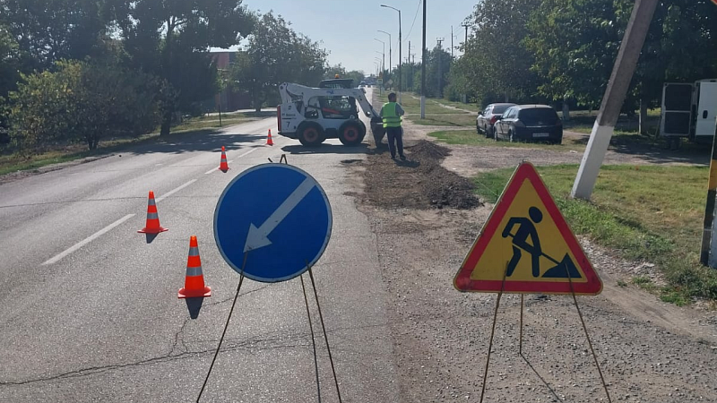 К началу декабря в Елизаветинской отремонтируют дорогу по ул. Степной