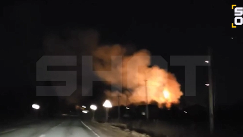 На видео попал унёсший жизни четырёх человек пожар в Подмосковье