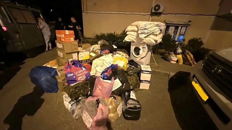 Волонтёры отправили гуманитарный груз в Херсонскую область из Краснодара