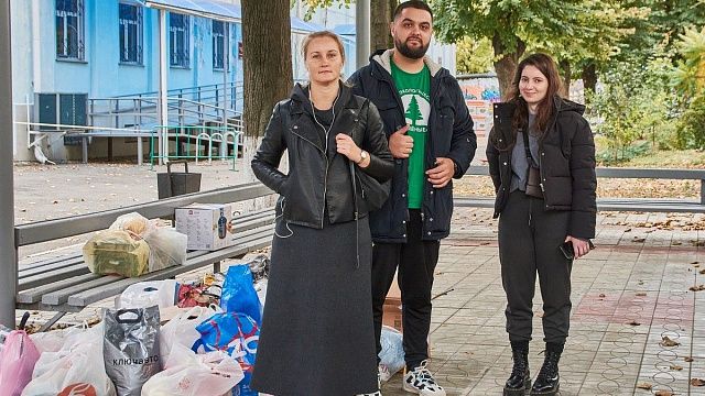 В Краснодаре собрали более 300 кг гуманитарной помощи пострадавшим жителям Ейска