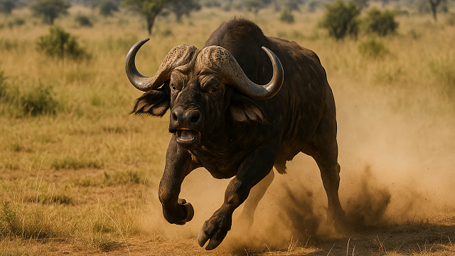 Американского миллионера забодал буйвол, на которого он охотился 