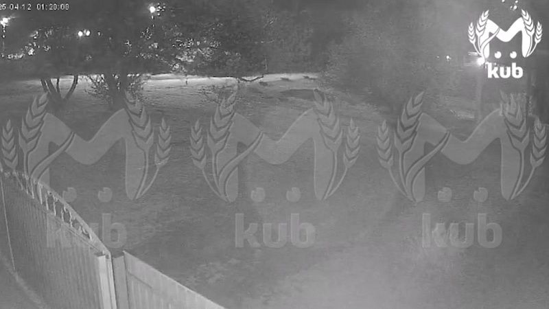 На видео попал сбитый беспилотник в Динском районе 