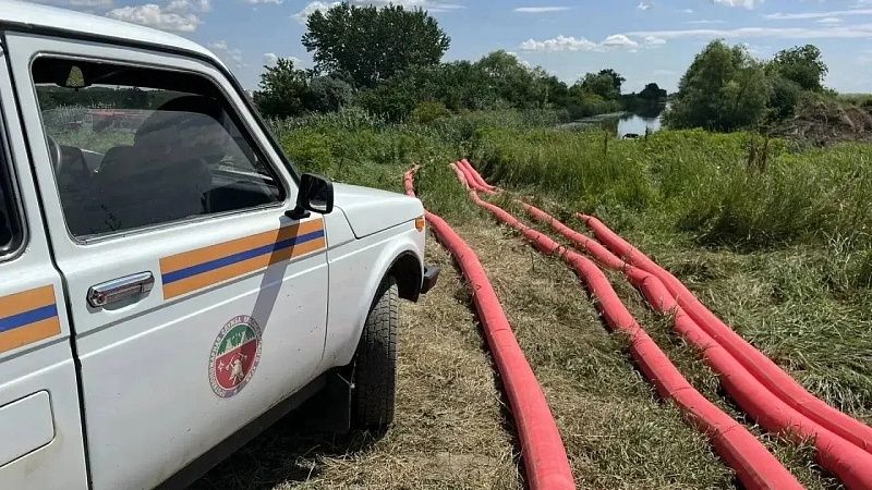 Площадь затопления достигла 10 тысяч гектаров в Крымском районе 