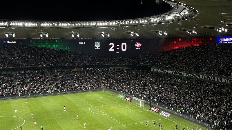 Кордоба забил второй гол в матче «Краснодар» – «Спартак»