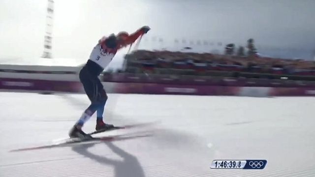 10 лет назад российские лыжники триумфально завершили Олимпиаду Фото из видео Олимпийского комитета