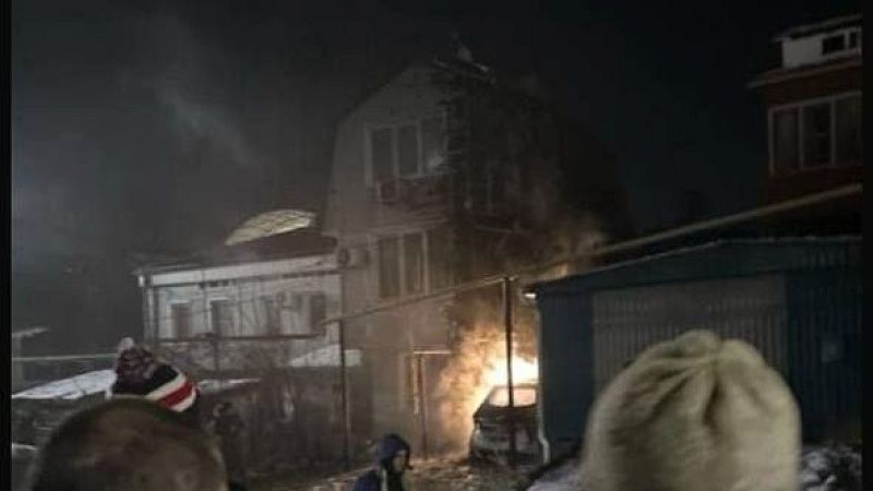 В Сети опубликовали фото пострадавшего от атаки дронов дома в Туапсе