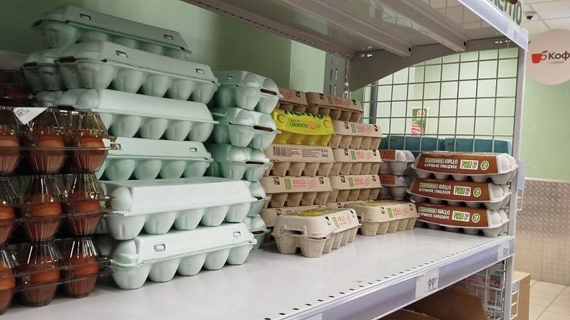 Стоимость яиц сократилась на 31 рубль с начала года на Кубани 