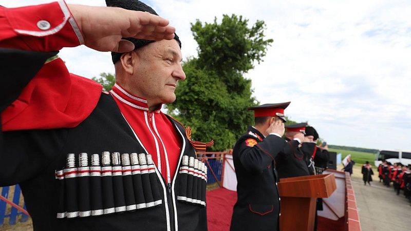 Годовщину битвы казаков у Ольгинского кордона почтили на Кубани