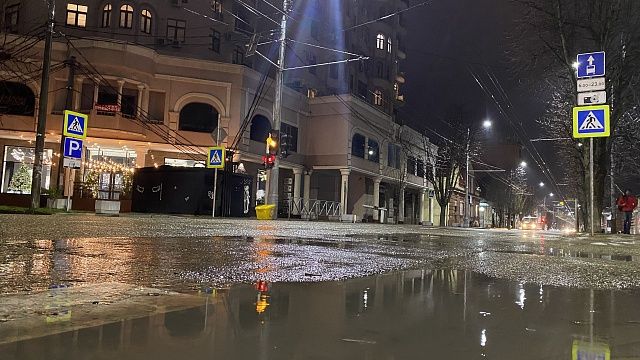 Во вторник в Краснодаре ожидаются дождь и сильный ветер