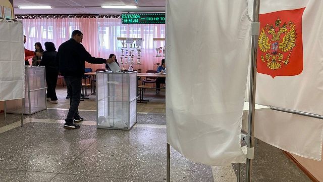 Более 73% избирателей Кубани приняли участие в выборах. Фото: телеканал «Краснодар» 