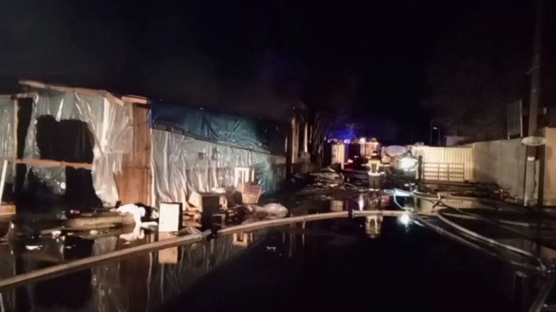 Оперштаб Кубани показал последствия сильного пожара в Анапе